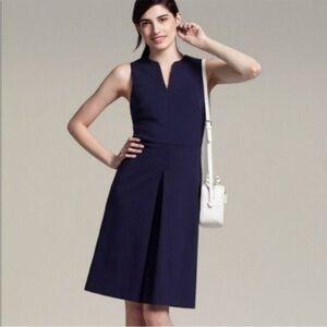 M.M. Lafleur The Cherie Dress Deep Indigo Ponte 4